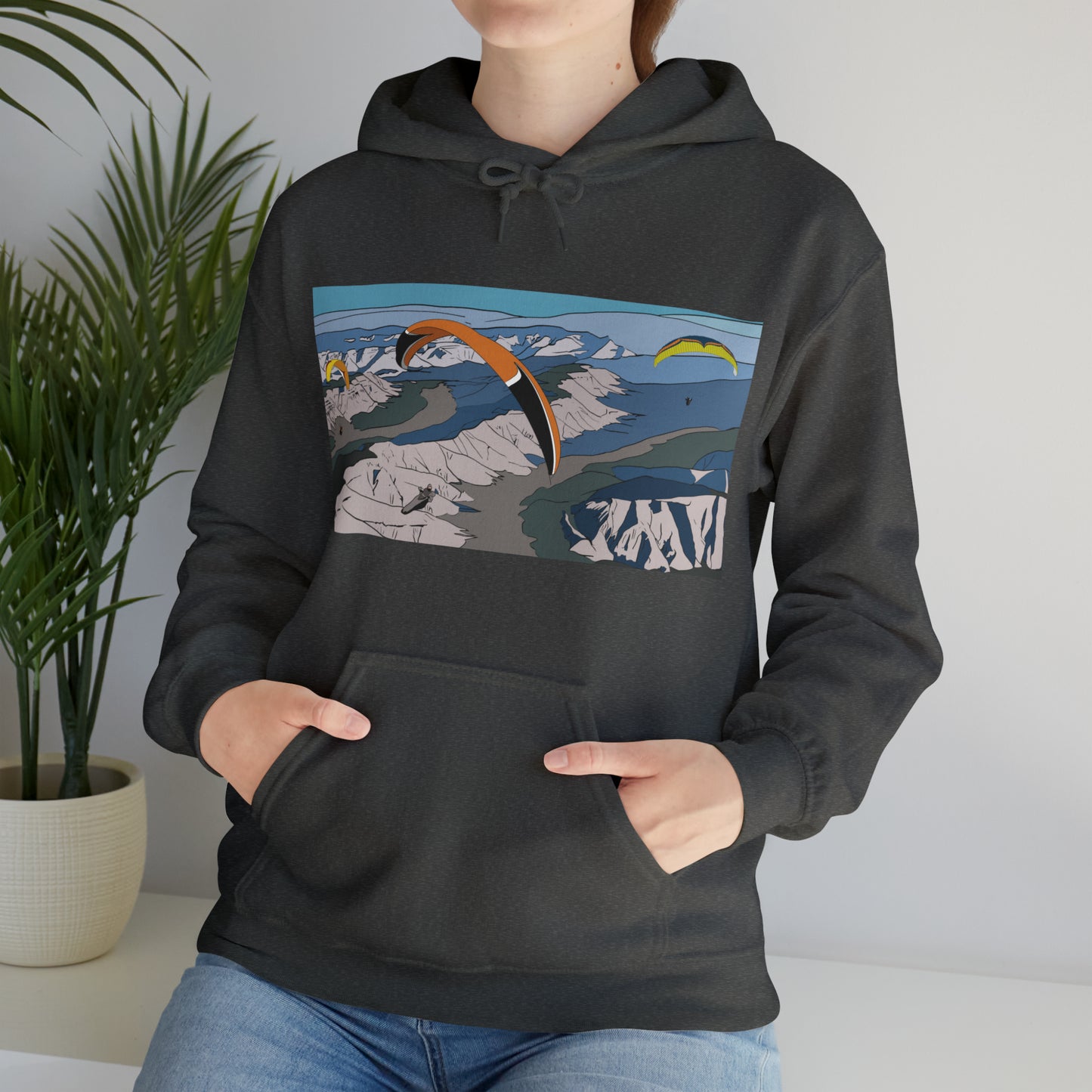 Paragliding Hooded Sweatshirt - Unisex Heavy Blend™