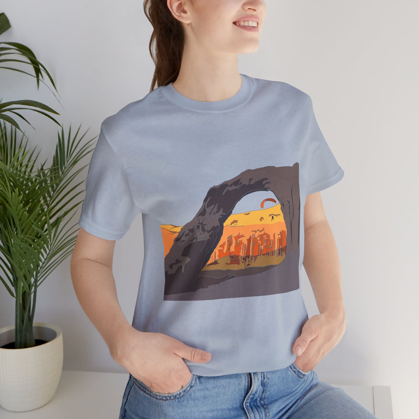 Corona Arch, Moab, Utah - Unisex Jersey Short Sleeve Tee