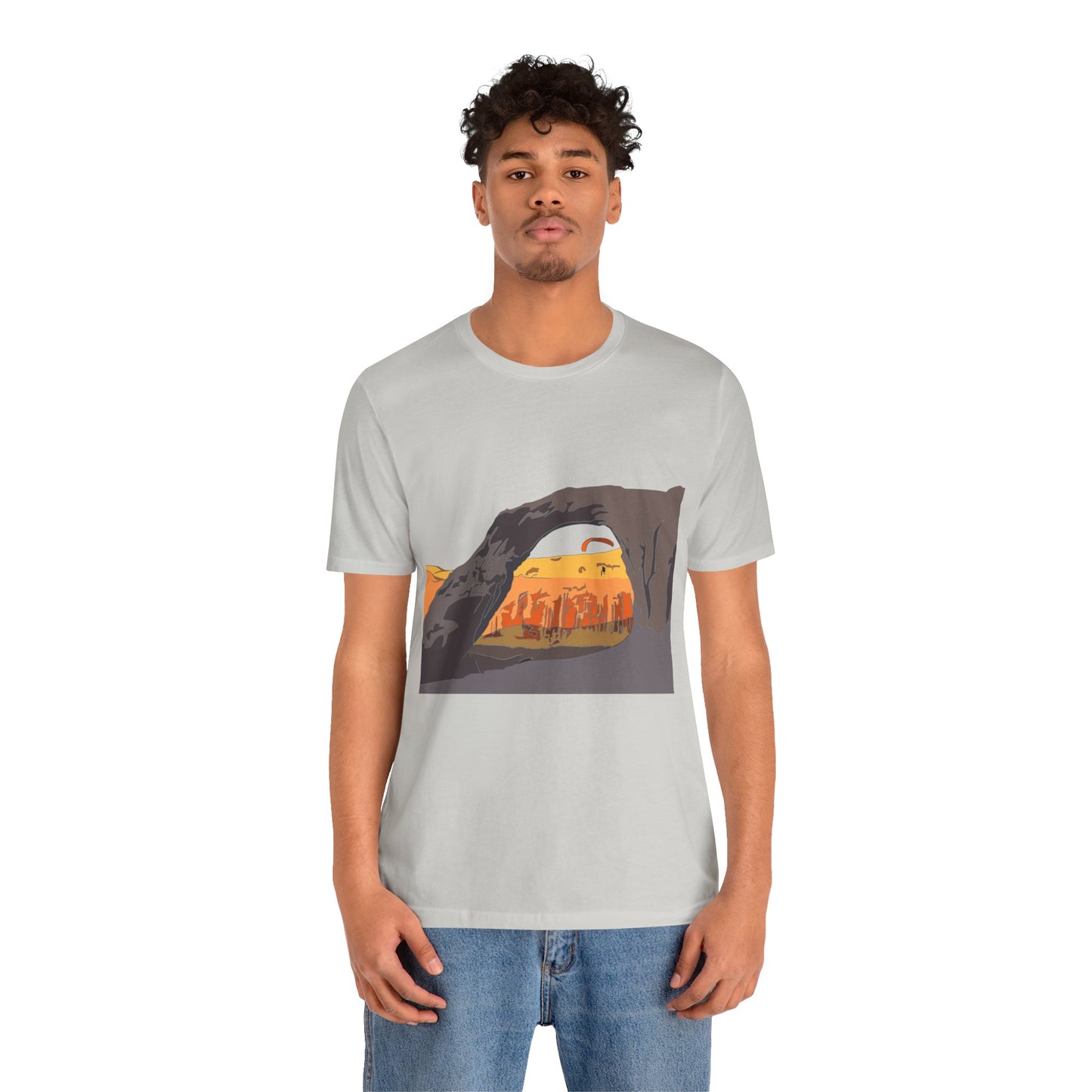 Corona Arch, Moab, Utah - Unisex Jersey Short Sleeve Tee