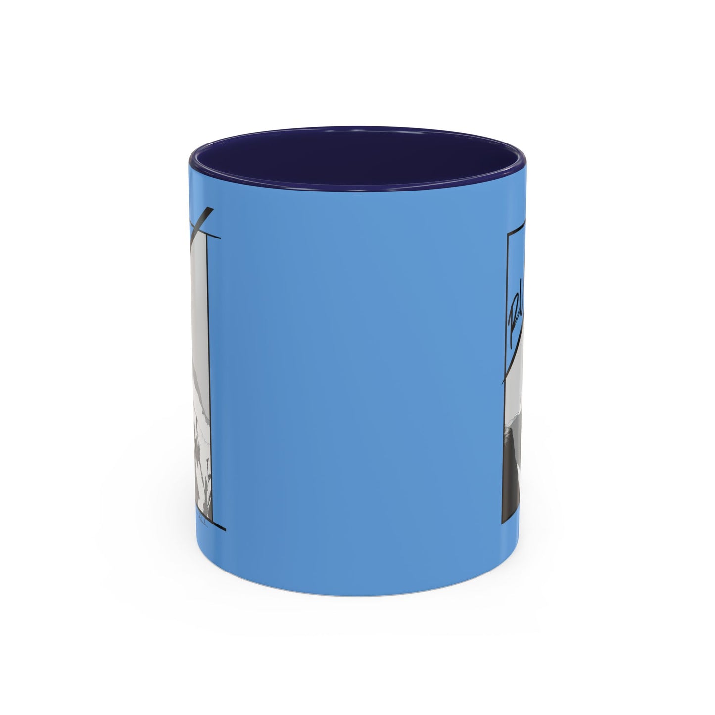 Lt Blue "Rush" Speed Flying - Accent Coffee Mug, 11oz