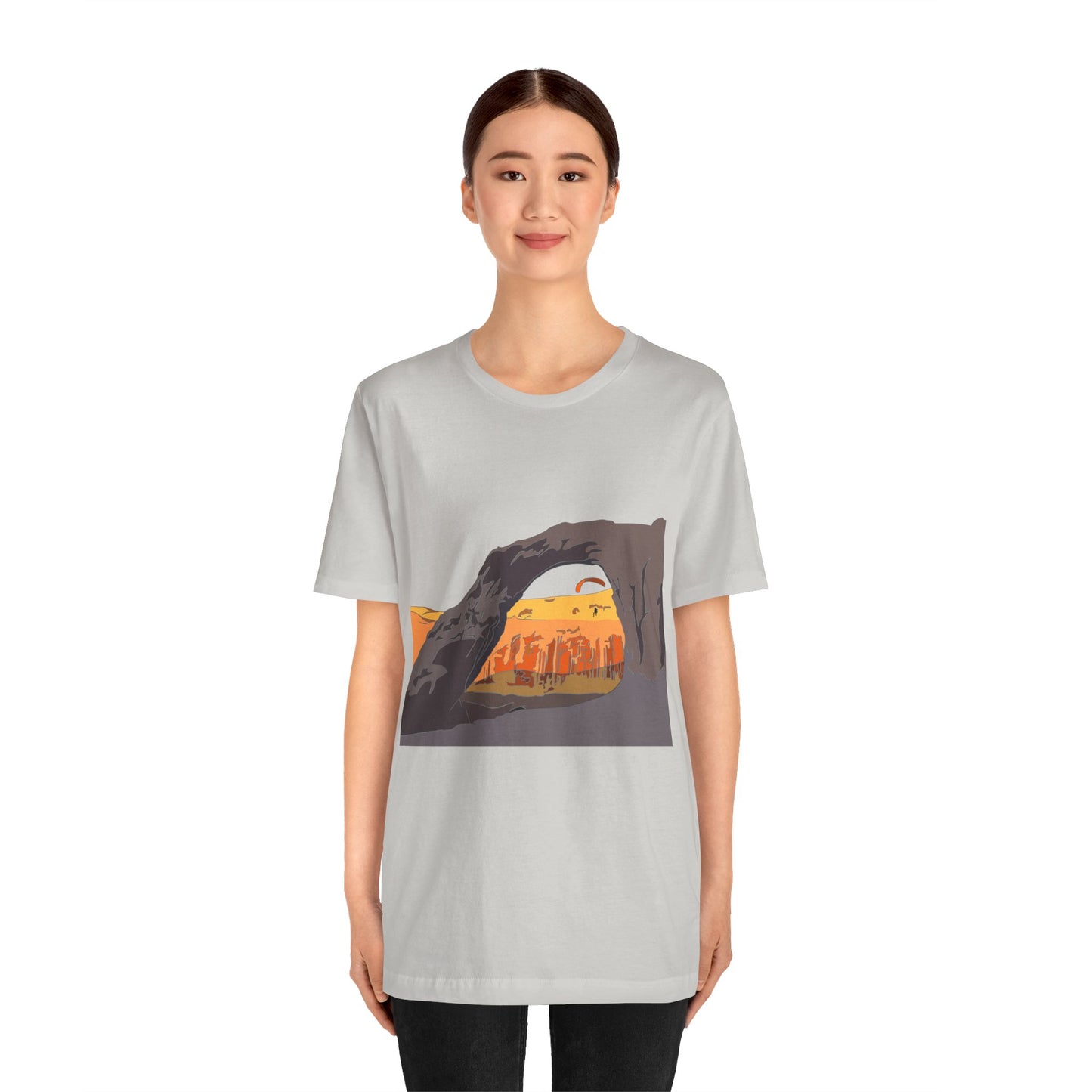 Corona Arch, Moab, Utah - Unisex Jersey Short Sleeve Tee