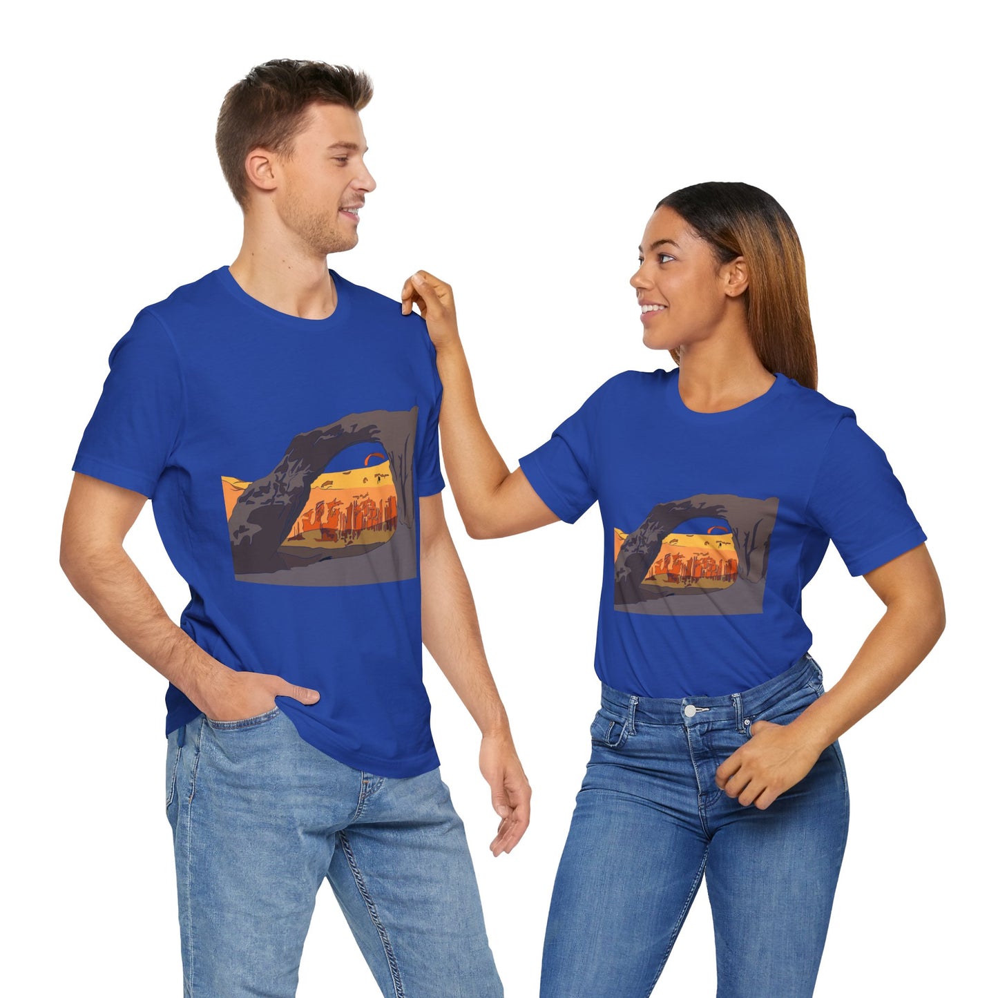 Corona Arch, Moab, Utah - Unisex Jersey Short Sleeve Tee