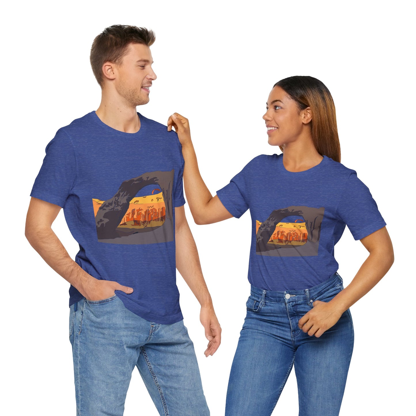 Corona Arch, Moab, Utah - Unisex Jersey Short Sleeve Tee