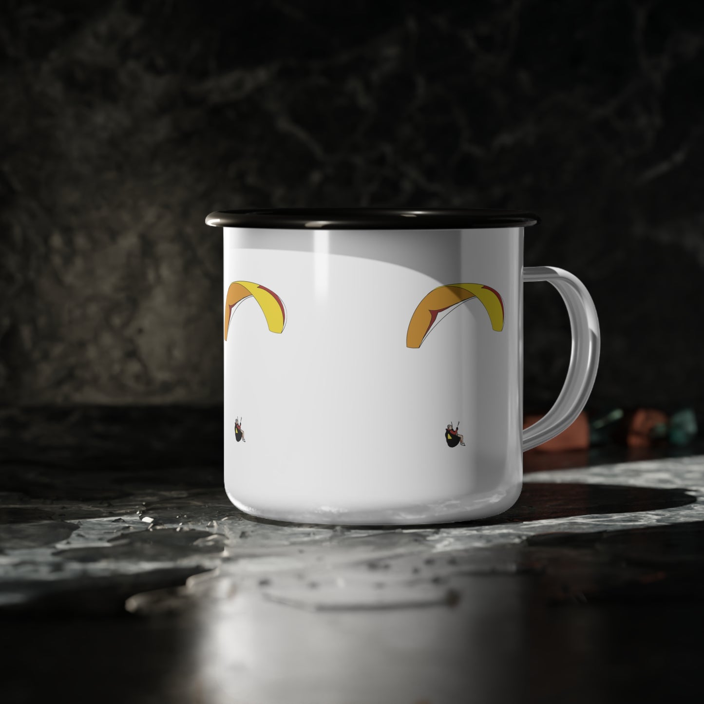 Yellow Paraglider Mug