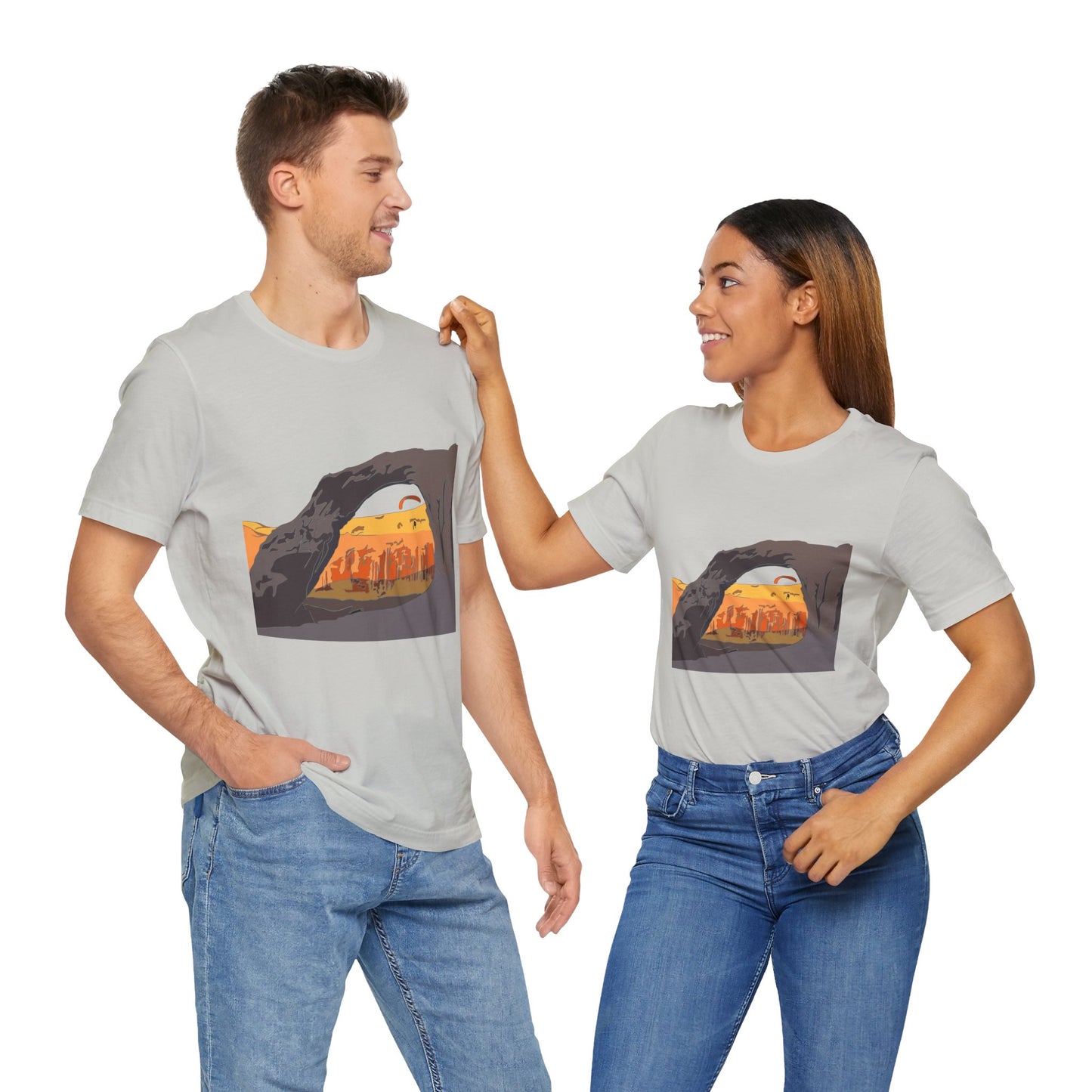 Corona Arch, Moab, Utah - Unisex Jersey Short Sleeve Tee