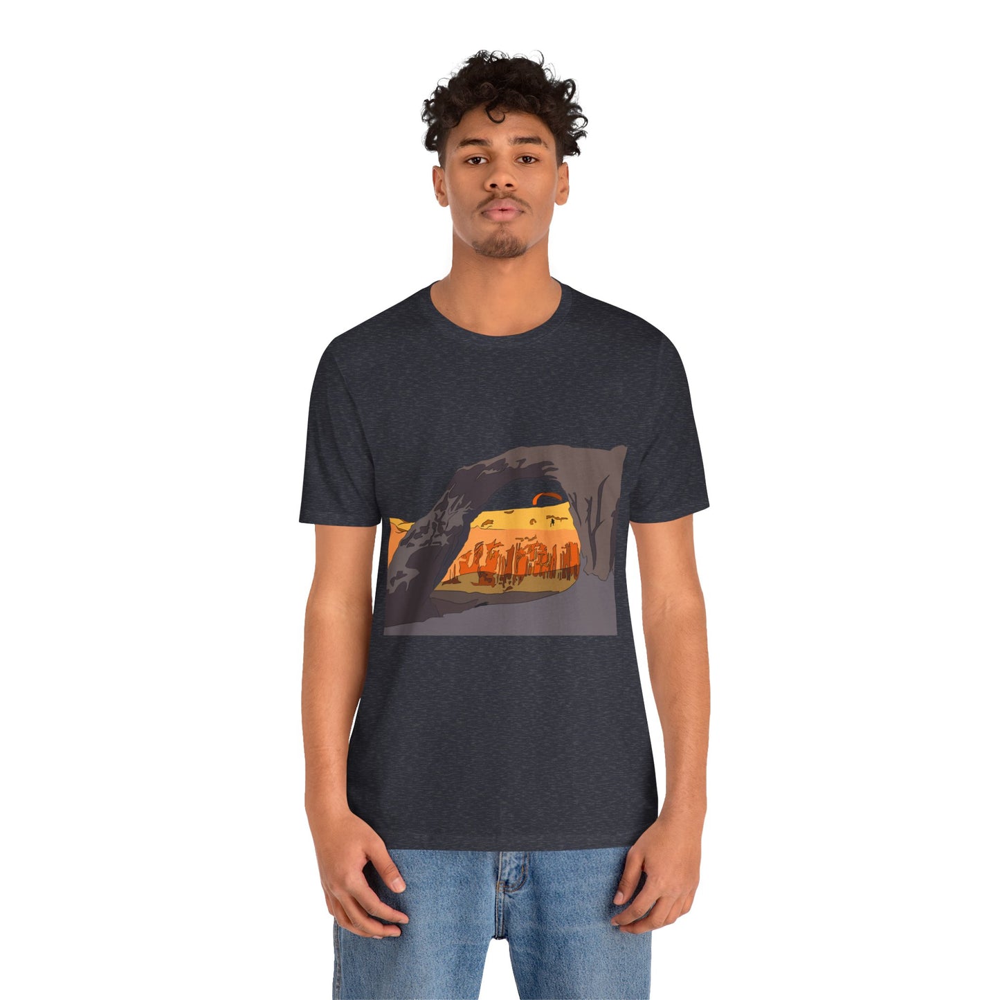 Corona Arch, Moab, Utah - Unisex Jersey Short Sleeve Tee