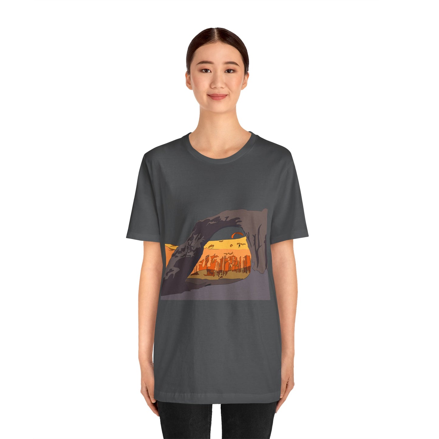Corona Arch, Moab, Utah - Unisex Jersey Short Sleeve Tee