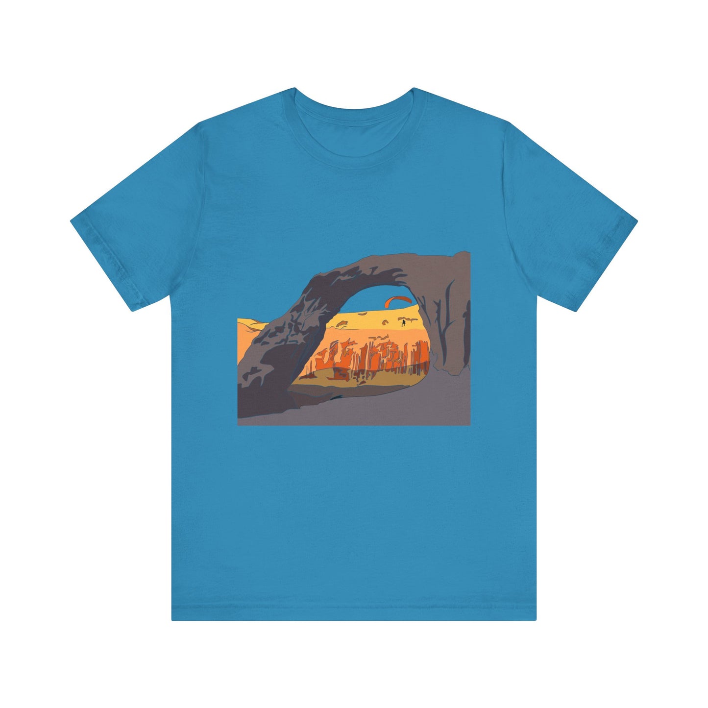 Corona Arch, Moab, Utah - Unisex Jersey Short Sleeve Tee