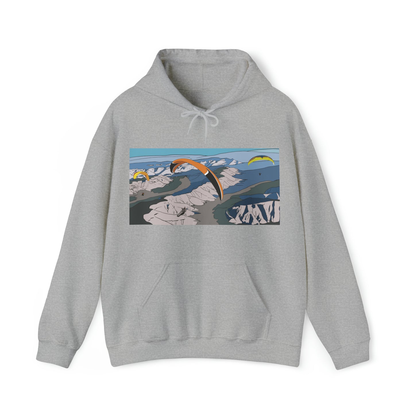 Paragliding Hooded Sweatshirt - Unisex Heavy Blend™
