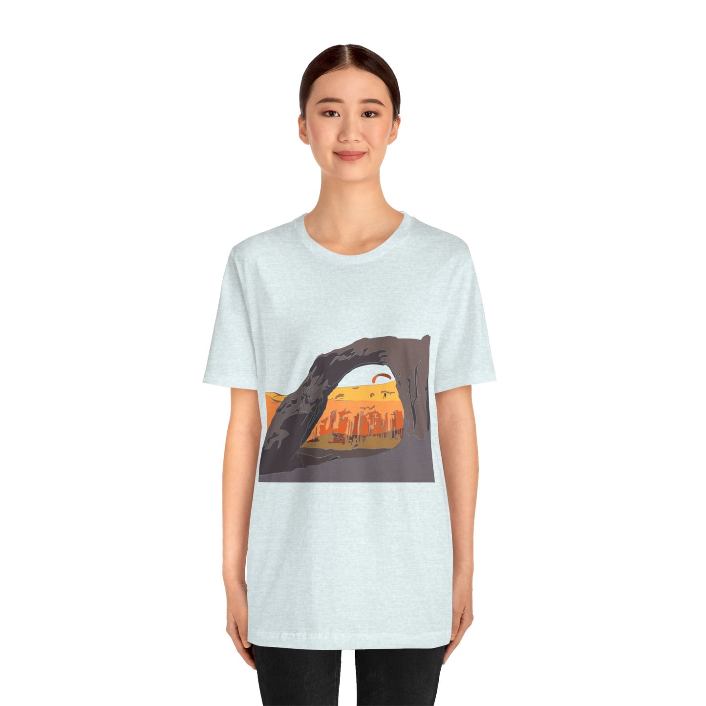 Corona Arch, Moab, Utah - Unisex Jersey Short Sleeve Tee