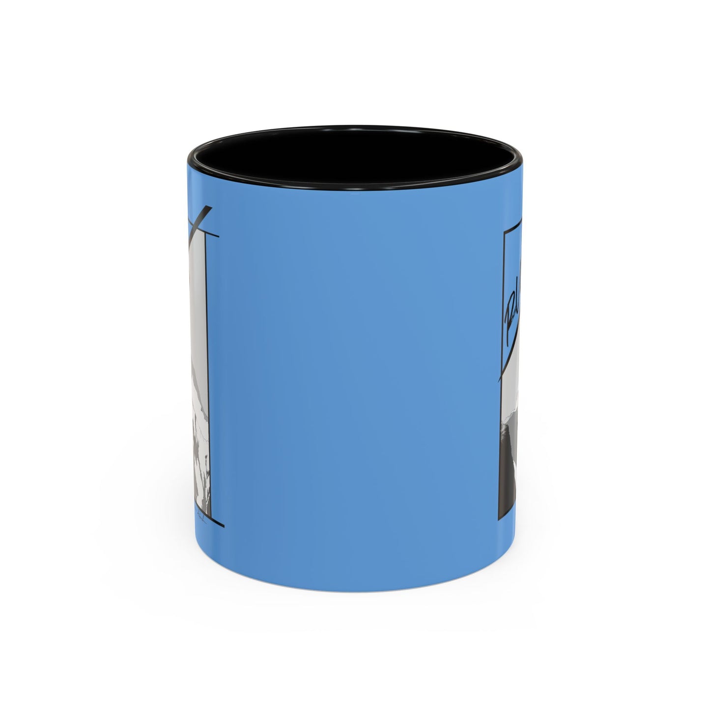 Lt Blue "Rush" Speed Flying - Accent Coffee Mug, 11oz