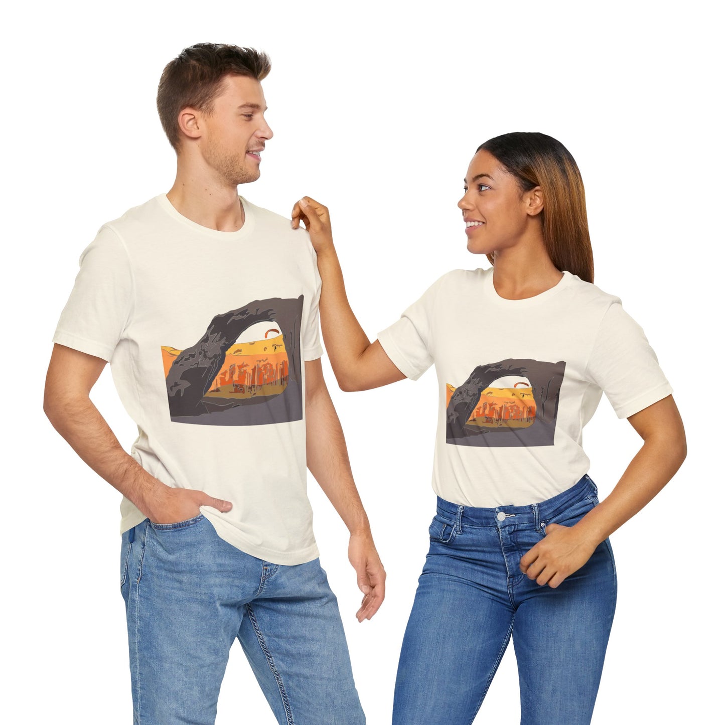 Corona Arch, Moab, Utah - Unisex Jersey Short Sleeve Tee