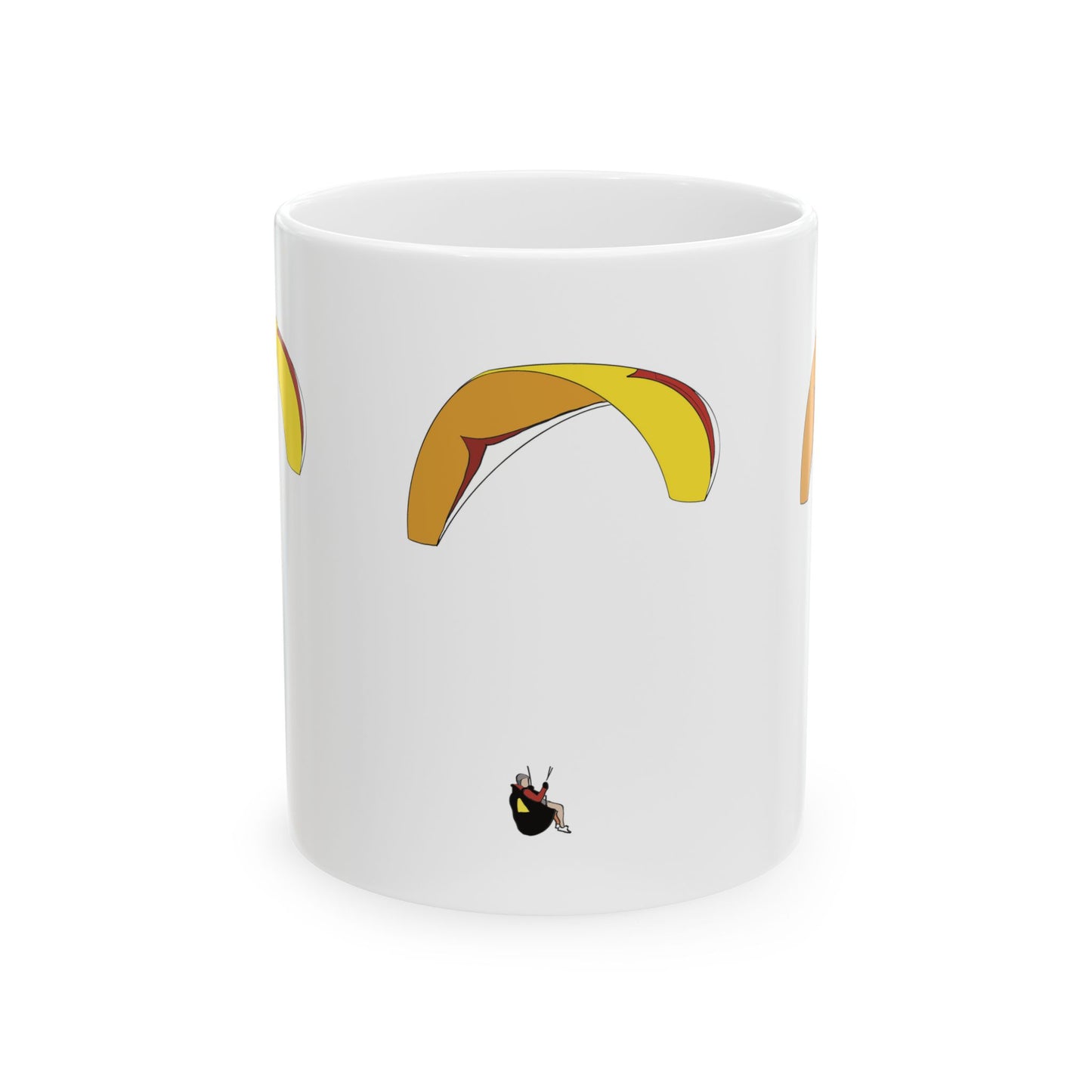 Yellow Paraglider Mug