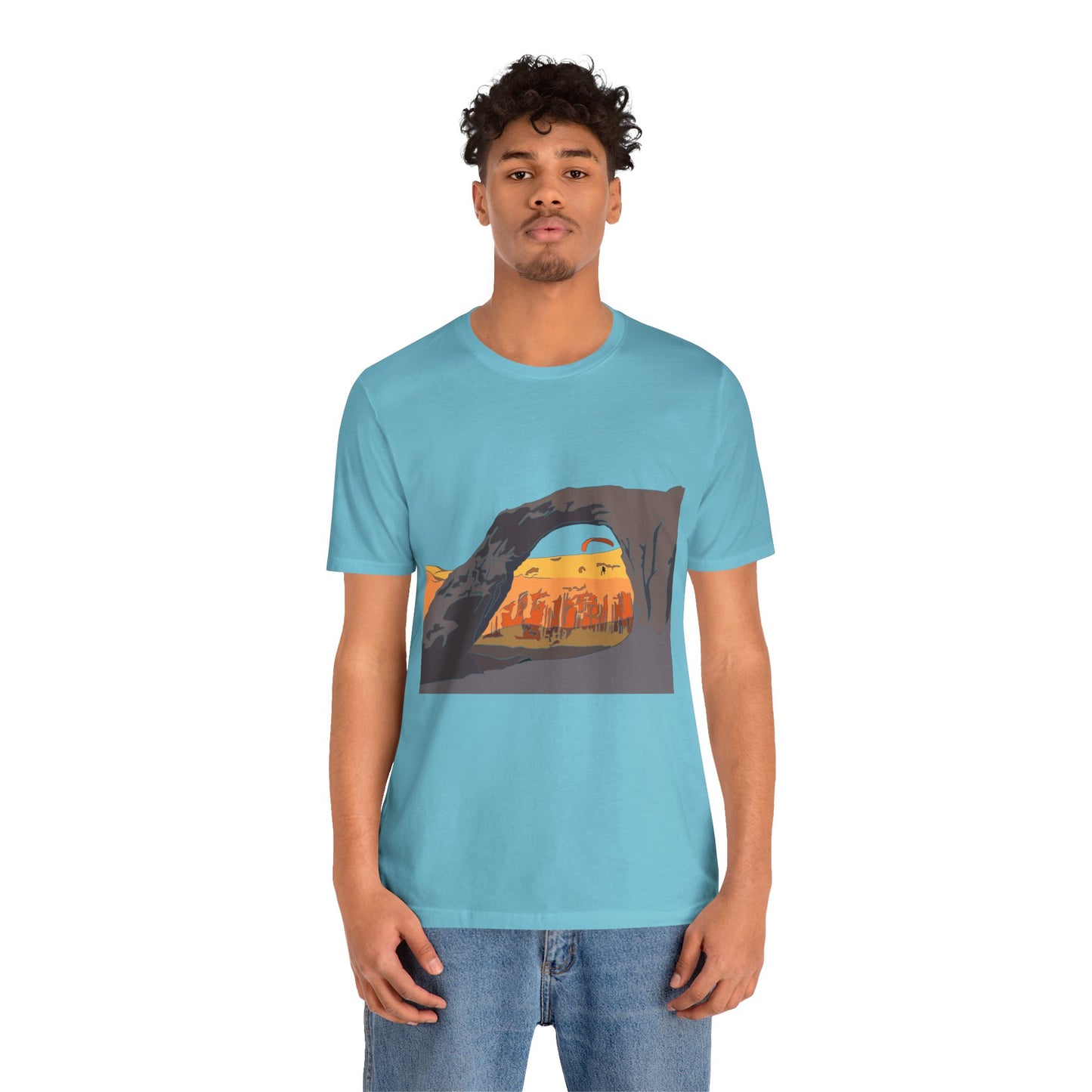 Corona Arch, Moab, Utah - Unisex Jersey Short Sleeve Tee