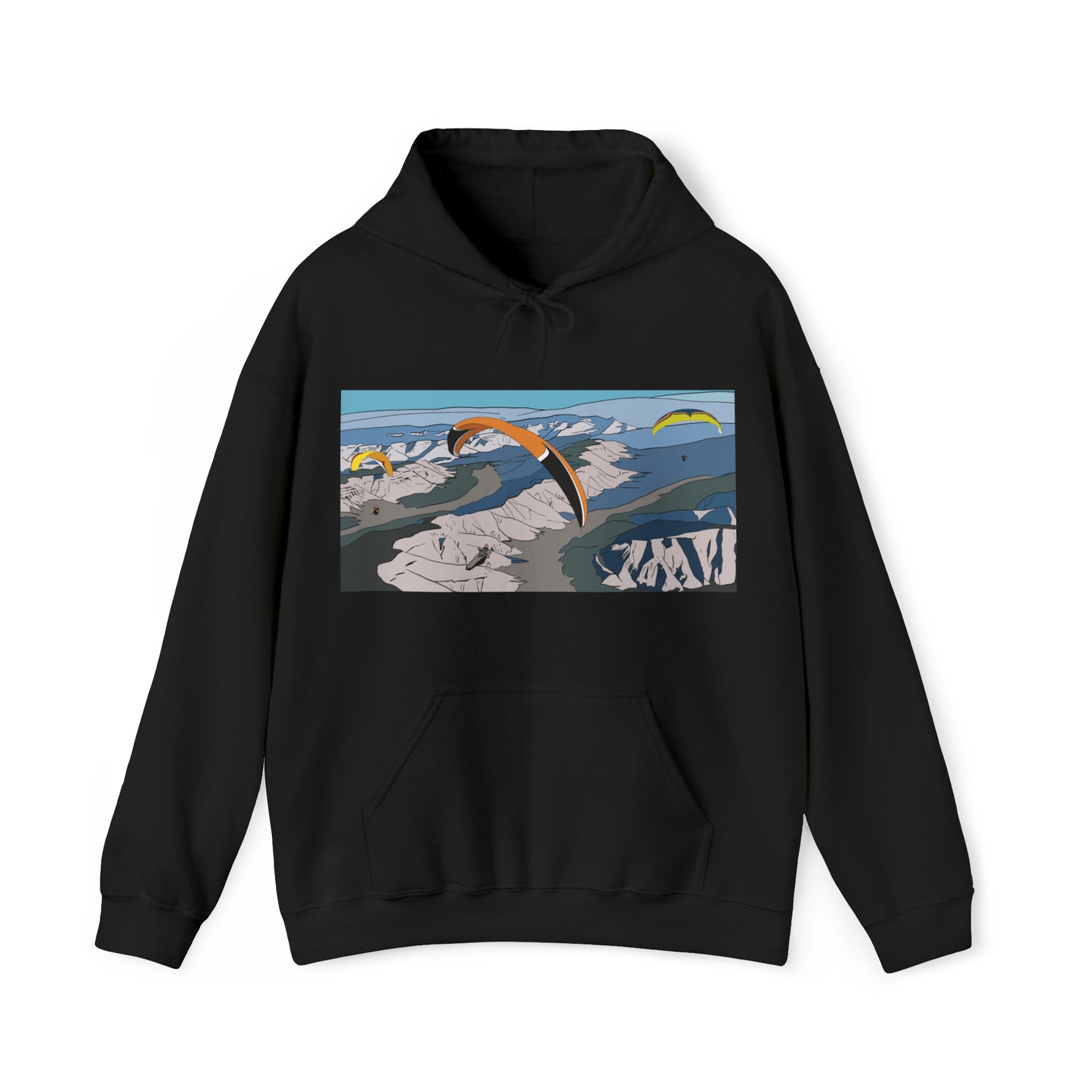 Paragliding Hooded Sweatshirt - Unisex Heavy Blend™