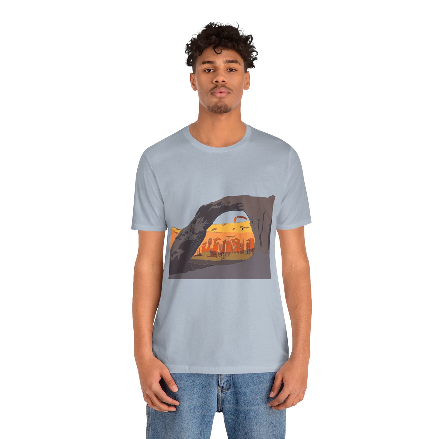 Corona Arch, Moab, Utah - Unisex Jersey Short Sleeve Tee