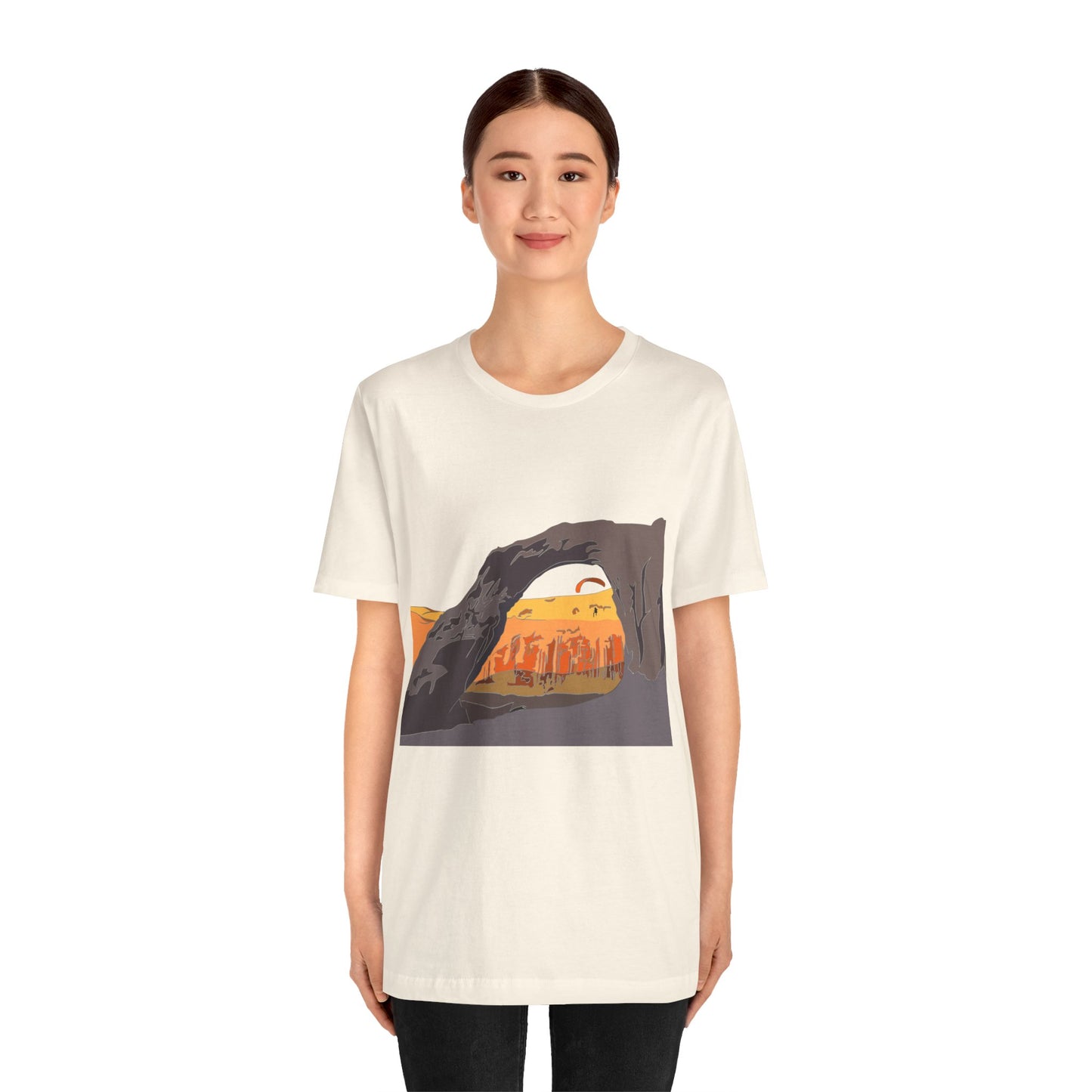 Corona Arch, Moab, Utah - Unisex Jersey Short Sleeve Tee