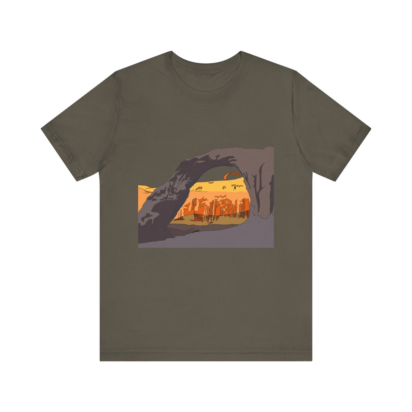 Corona Arch, Moab, Utah - Unisex Jersey Short Sleeve Tee