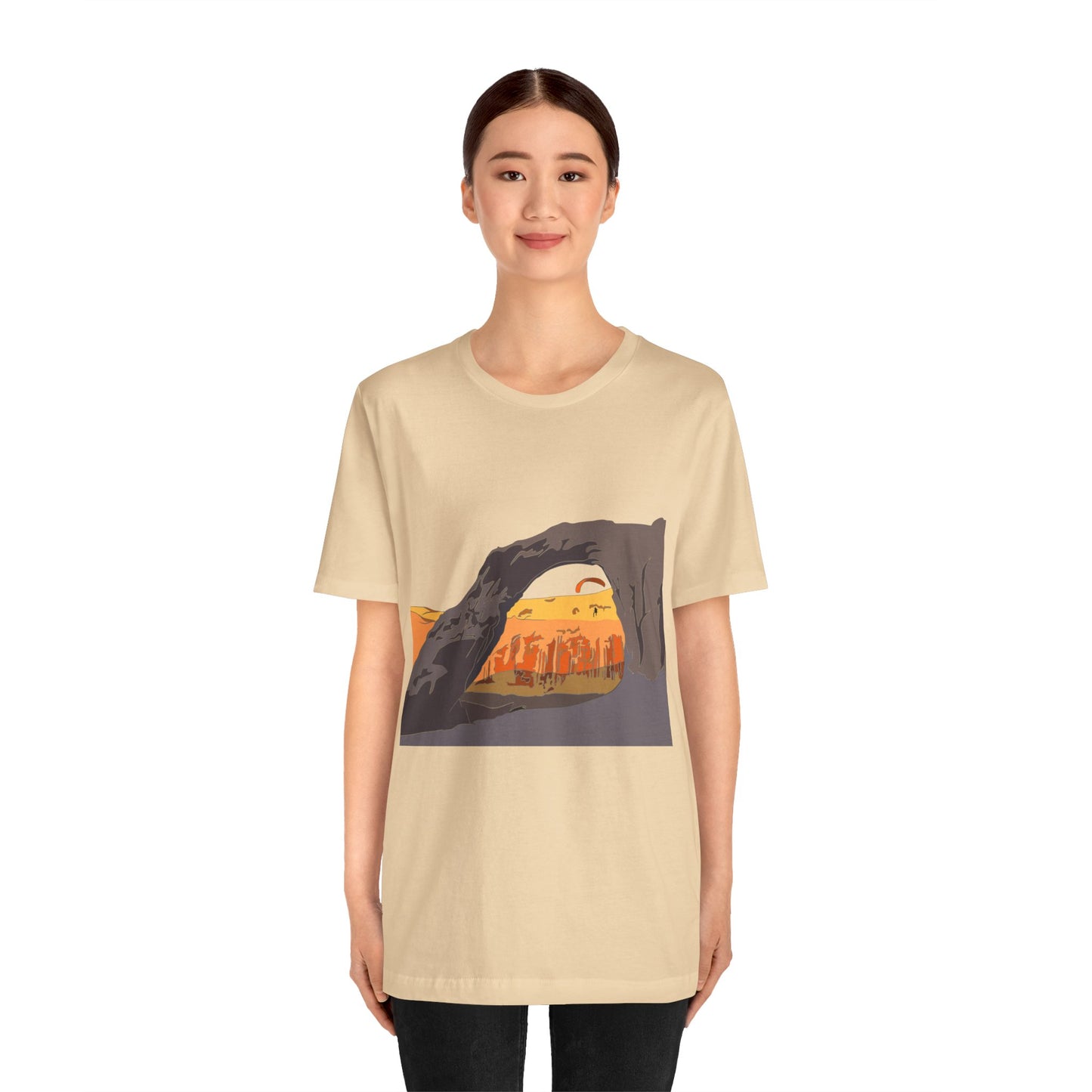 Corona Arch, Moab, Utah - Unisex Jersey Short Sleeve Tee