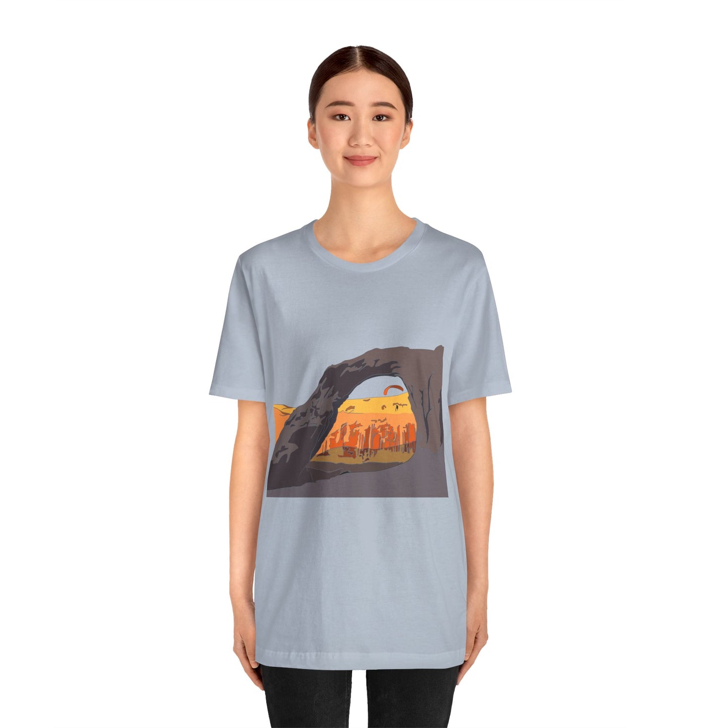 Corona Arch, Moab, Utah - Unisex Jersey Short Sleeve Tee