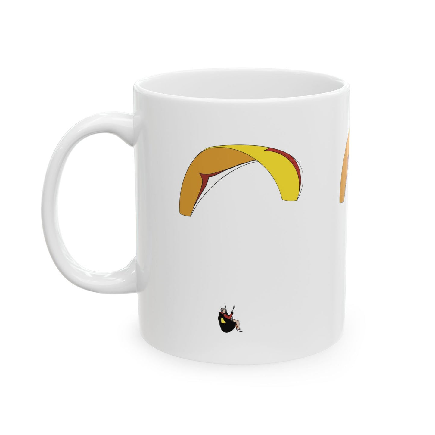 Yellow Paraglider Mug