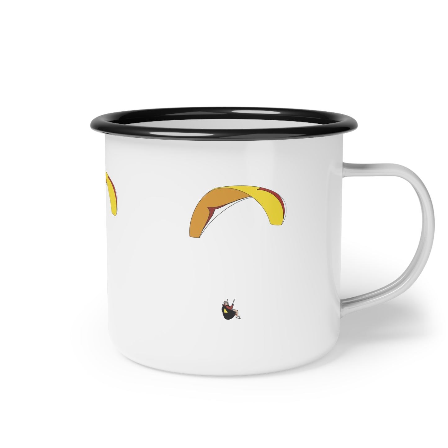 Yellow Paraglider Mug