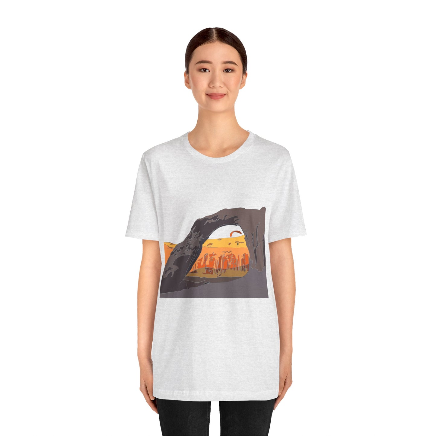 Corona Arch, Moab, Utah - Unisex Jersey Short Sleeve Tee