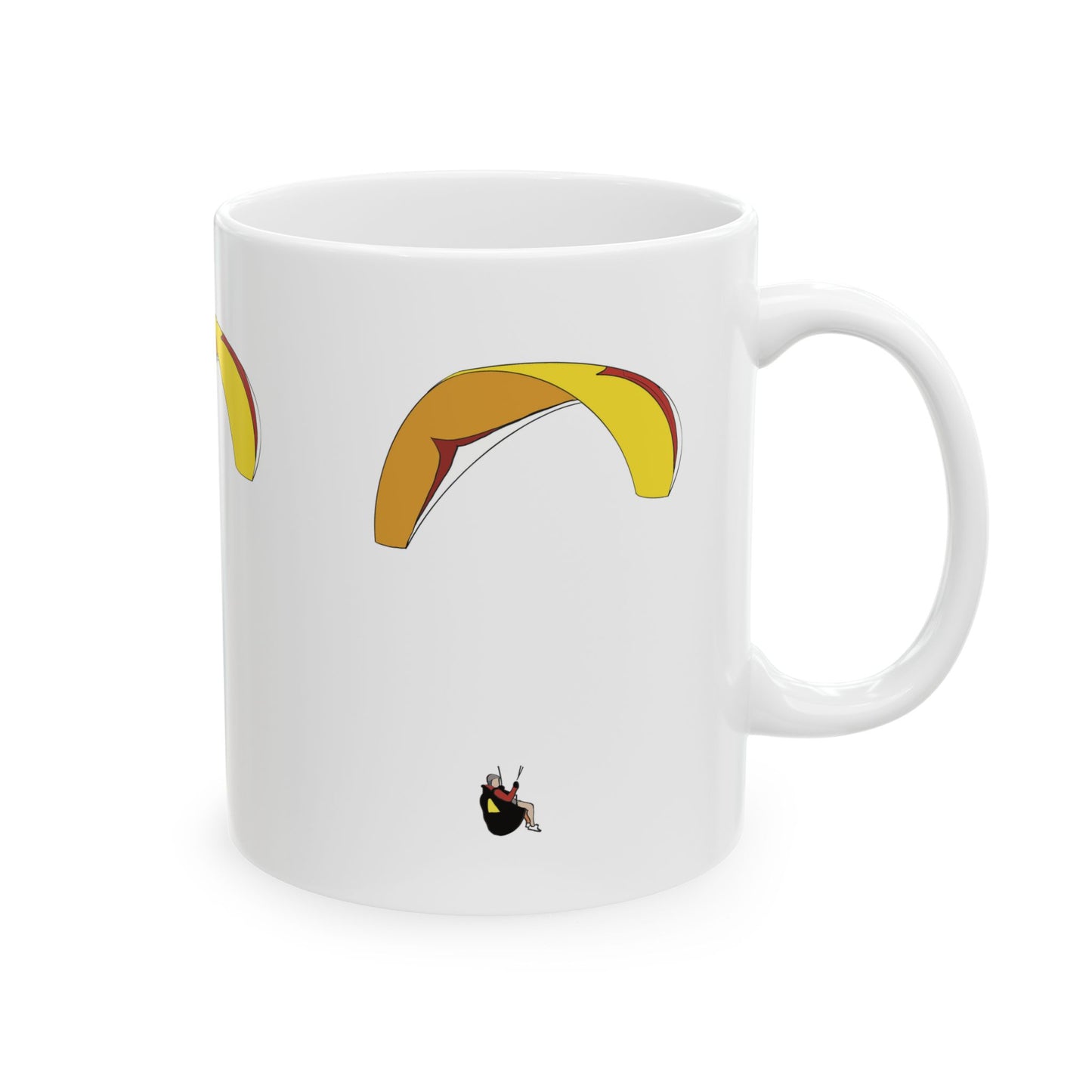 Yellow Paraglider Mug