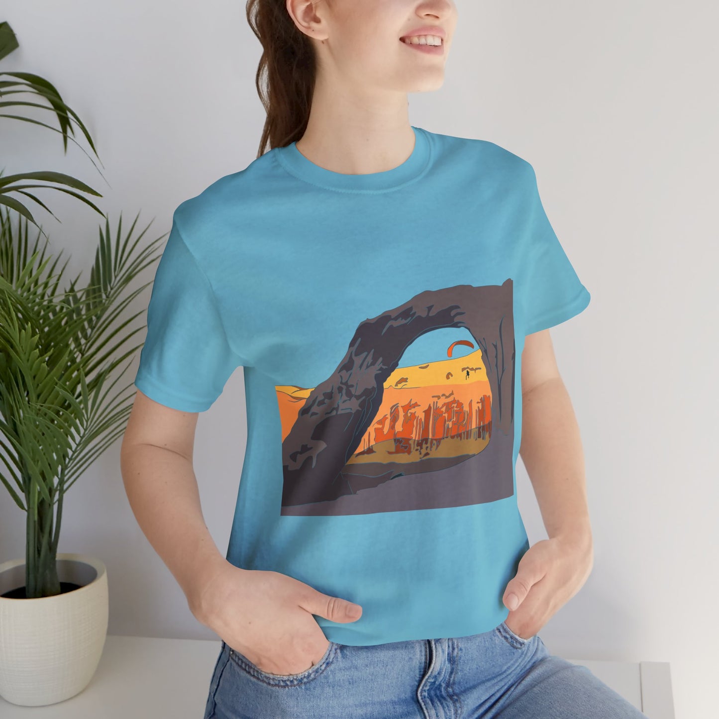 Corona Arch, Moab, Utah - Unisex Jersey Short Sleeve Tee