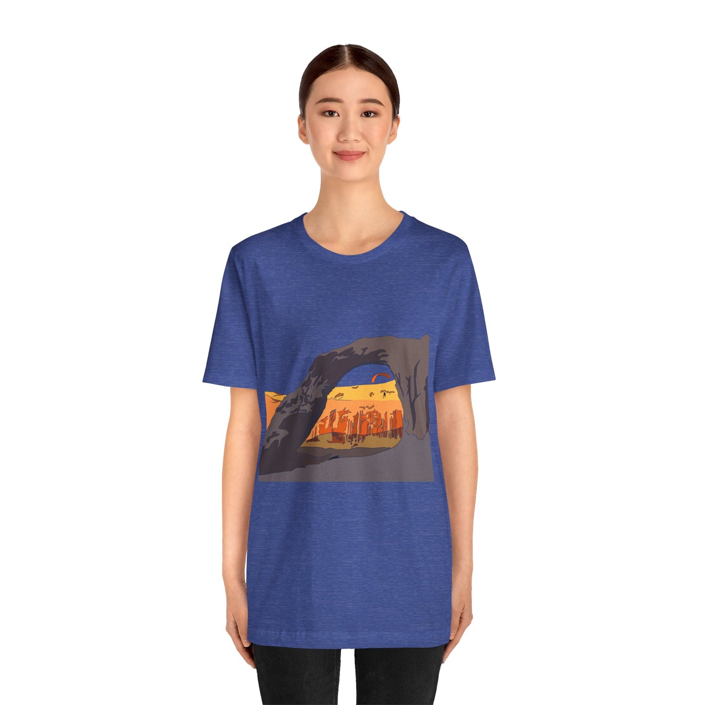 Corona Arch, Moab, Utah - Unisex Jersey Short Sleeve Tee