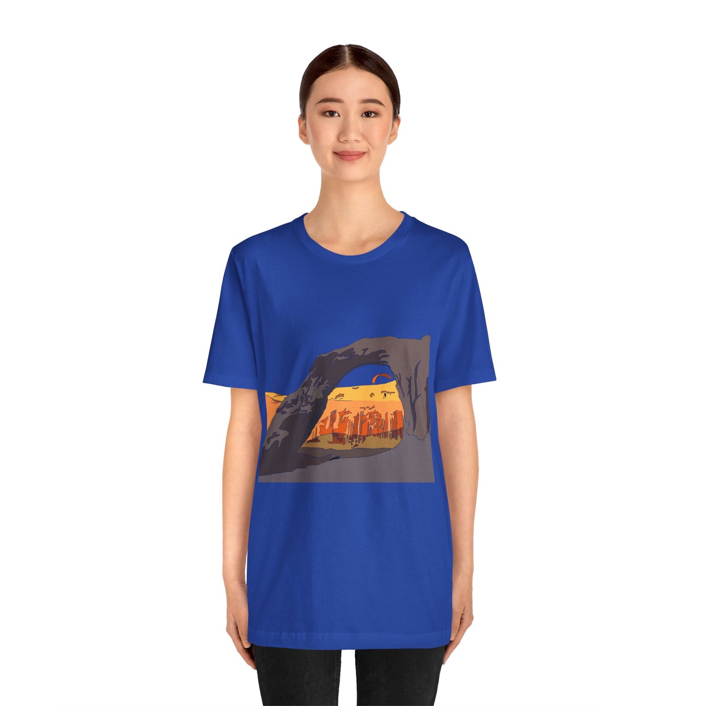 Corona Arch, Moab, Utah - Unisex Jersey Short Sleeve Tee