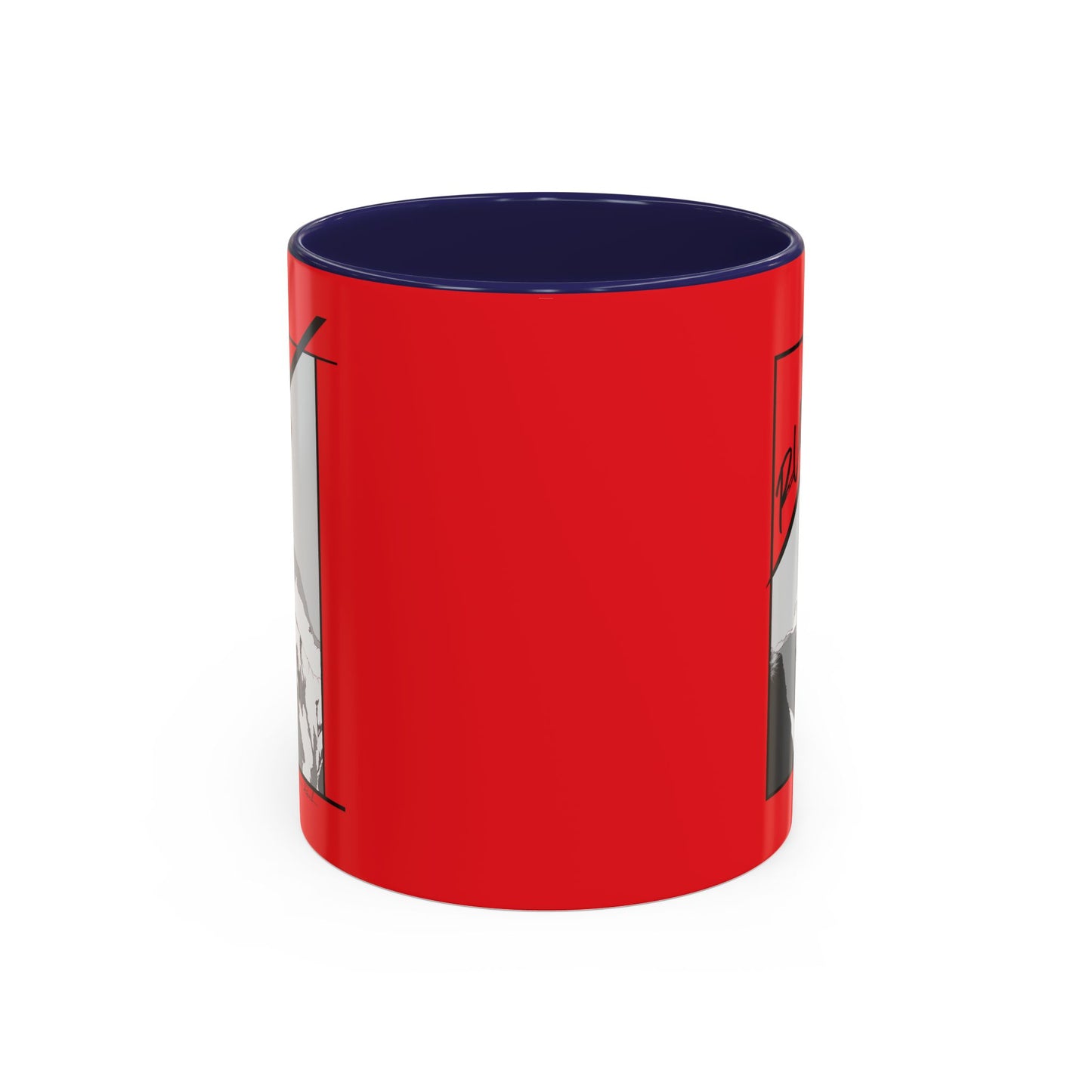 Red "Rush" Speed Flying - Accent Coffee Mug, 11oz