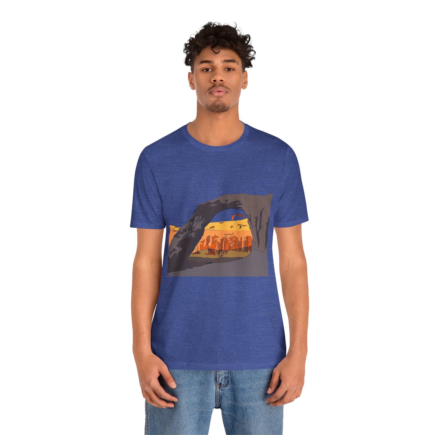 Corona Arch, Moab, Utah - Unisex Jersey Short Sleeve Tee