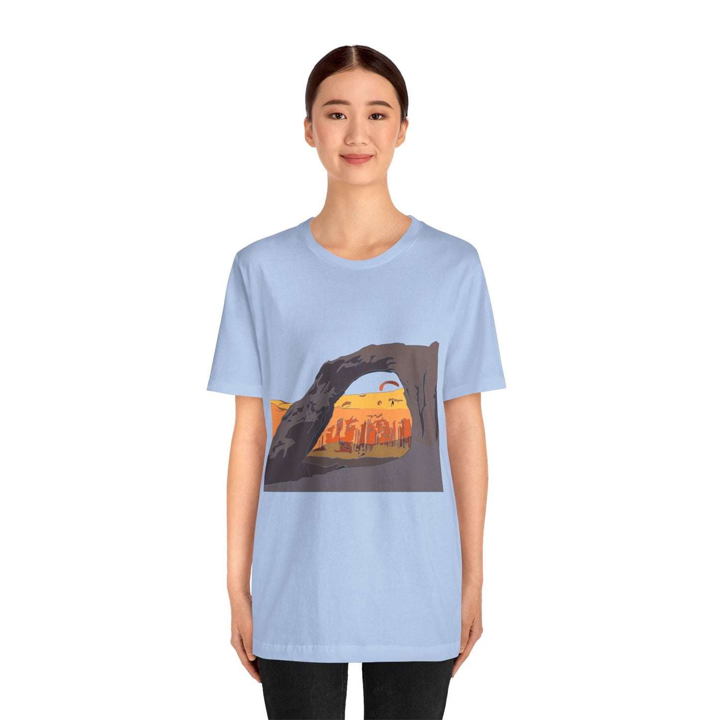 Corona Arch, Moab, Utah - Unisex Jersey Short Sleeve Tee