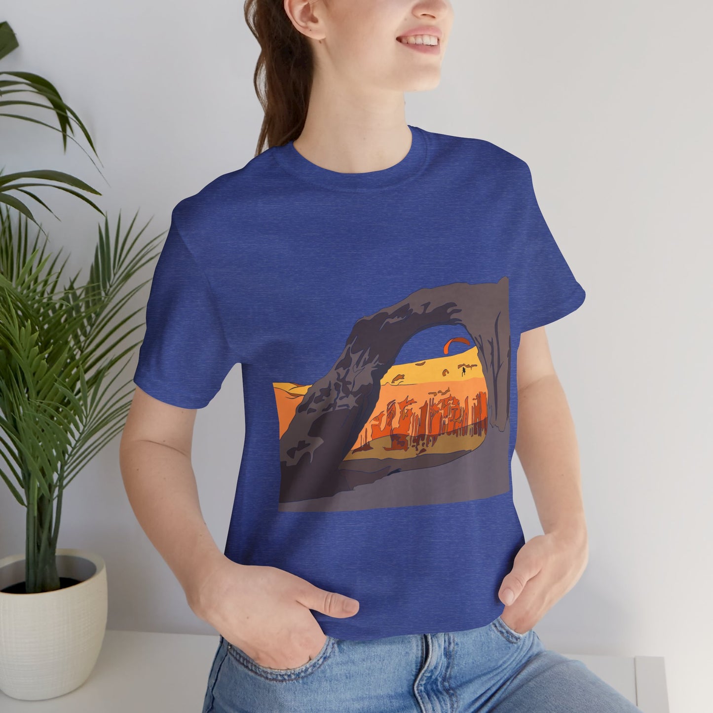 Corona Arch, Moab, Utah - Unisex Jersey Short Sleeve Tee