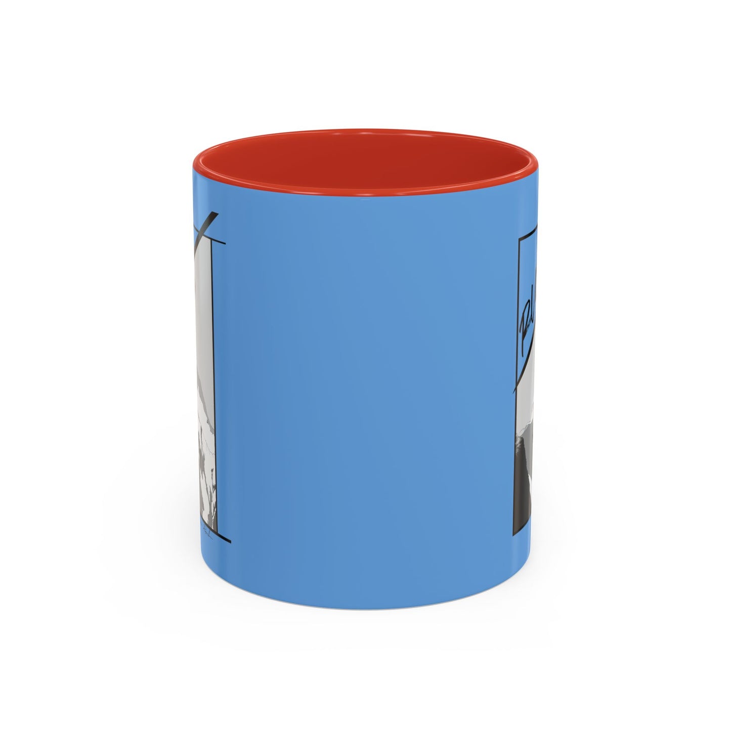 Lt Blue "Rush" Speed Flying - Accent Coffee Mug, 11oz
