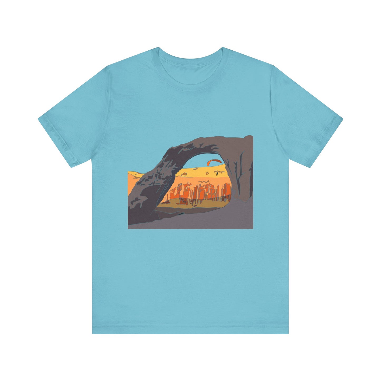 Corona Arch, Moab, Utah - Unisex Jersey Short Sleeve Tee