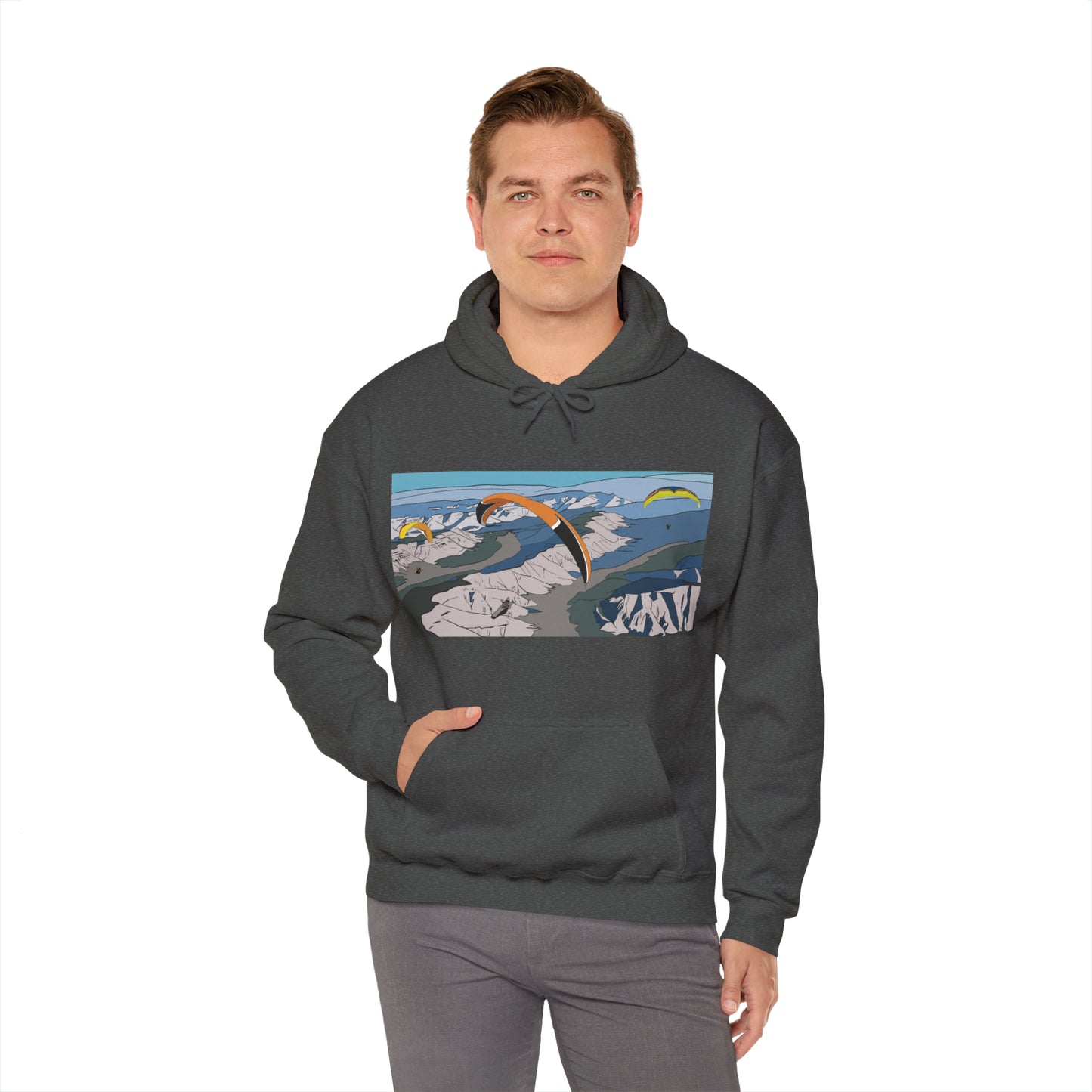 Paragliding Hooded Sweatshirt - Unisex Heavy Blend™