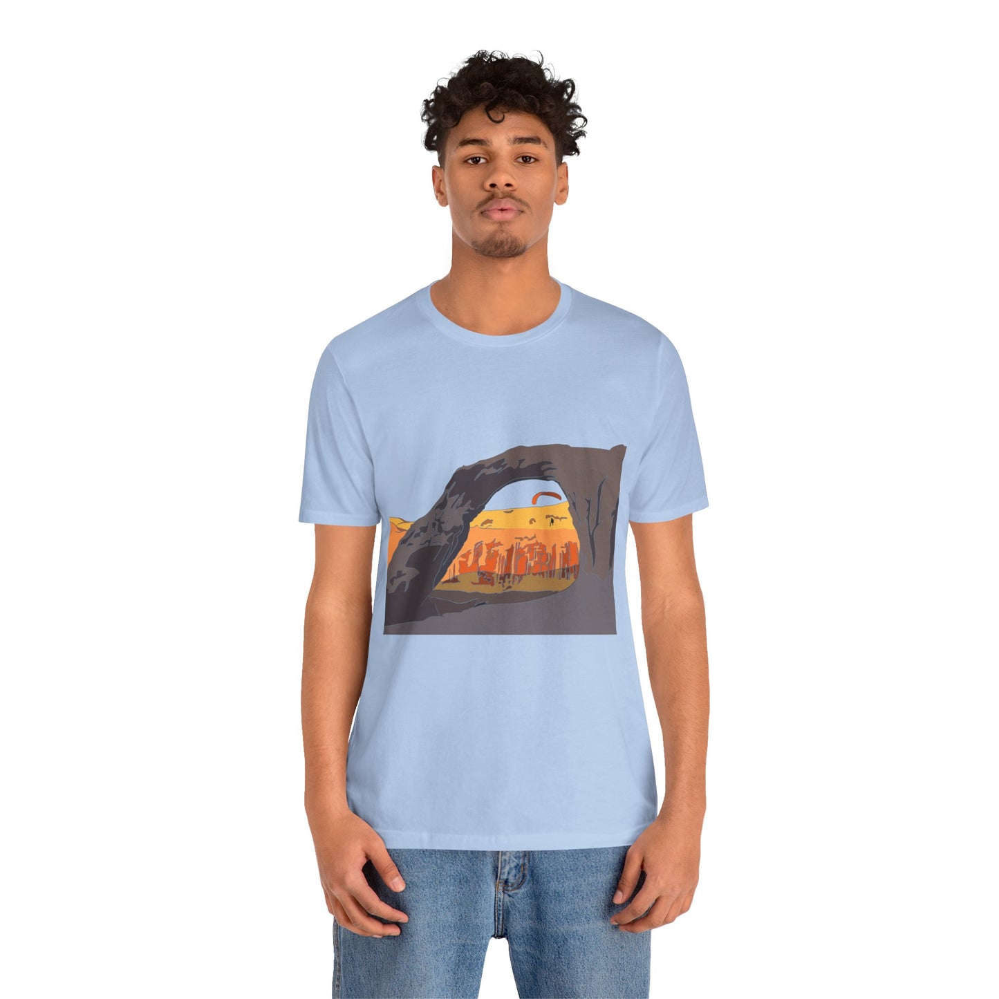 Corona Arch, Moab, Utah - Unisex Jersey Short Sleeve Tee