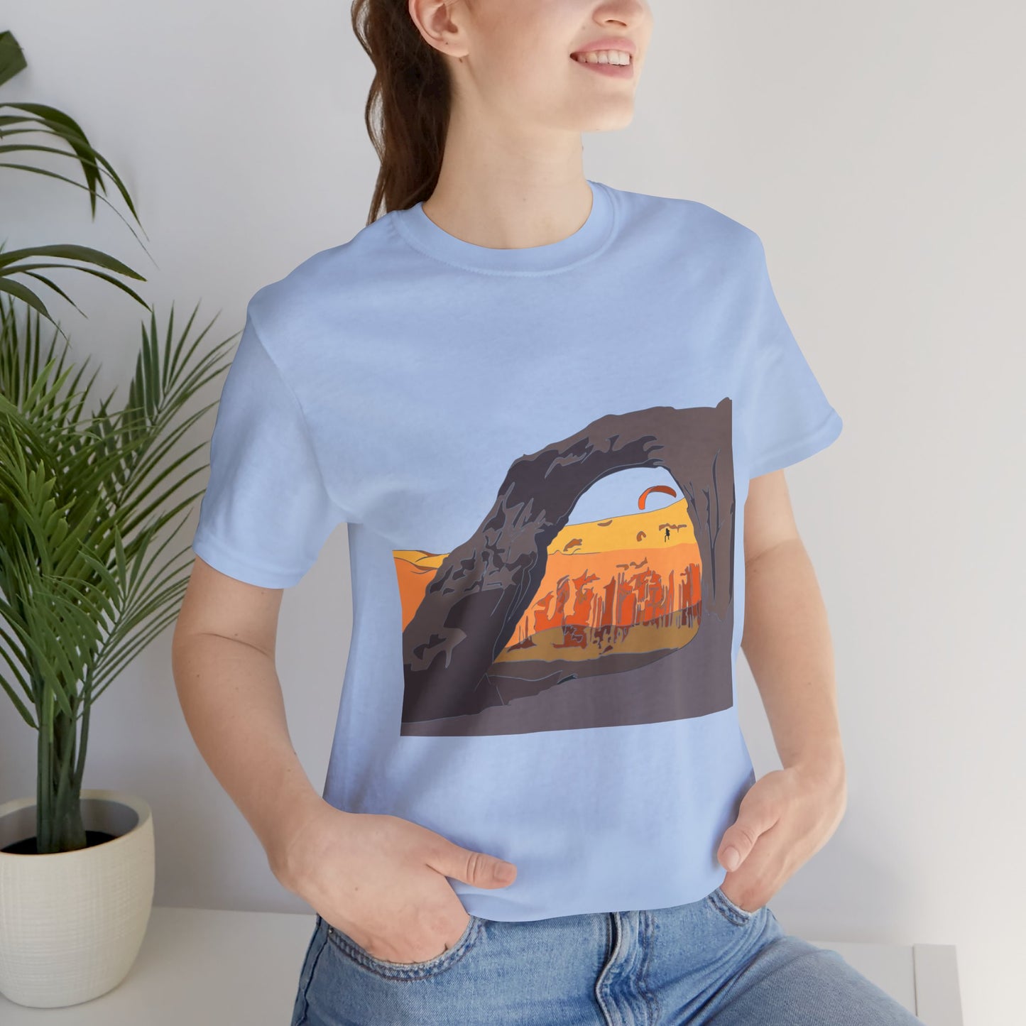 Corona Arch, Moab, Utah - Unisex Jersey Short Sleeve Tee