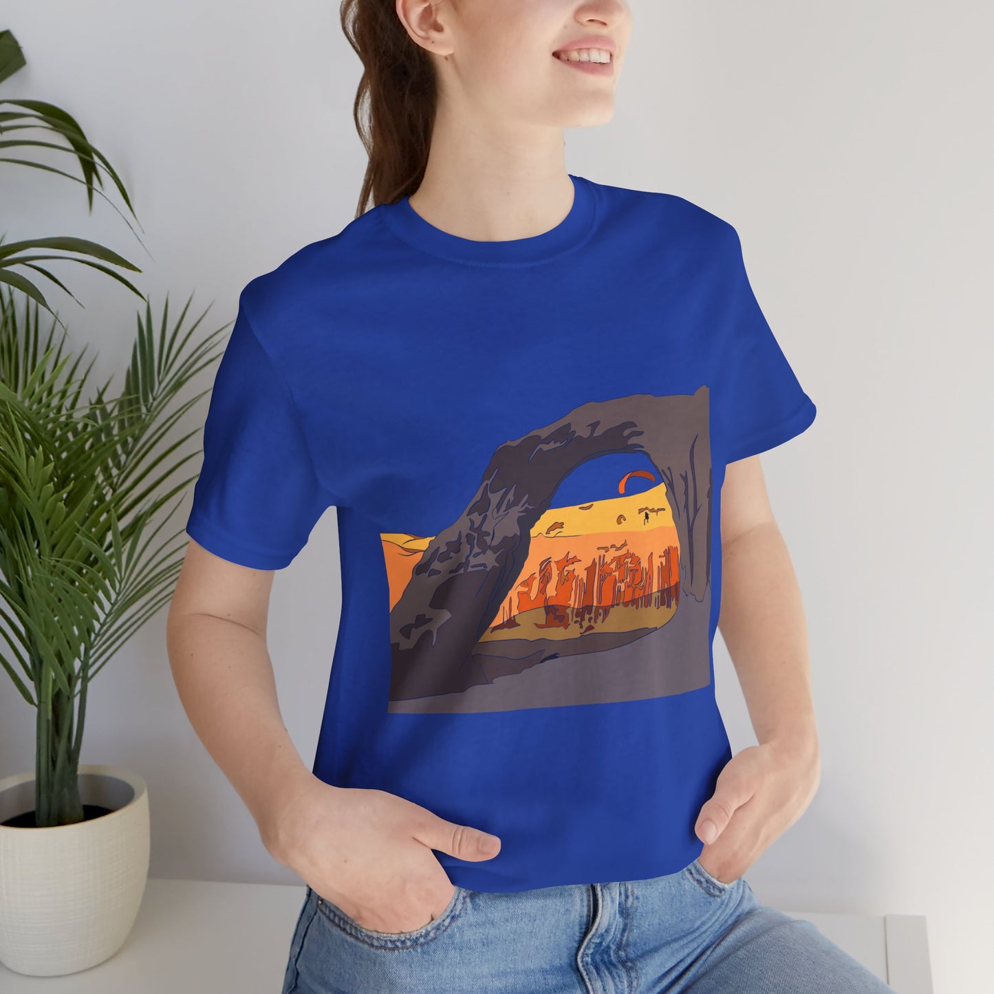 Corona Arch, Moab, Utah - Unisex Jersey Short Sleeve Tee