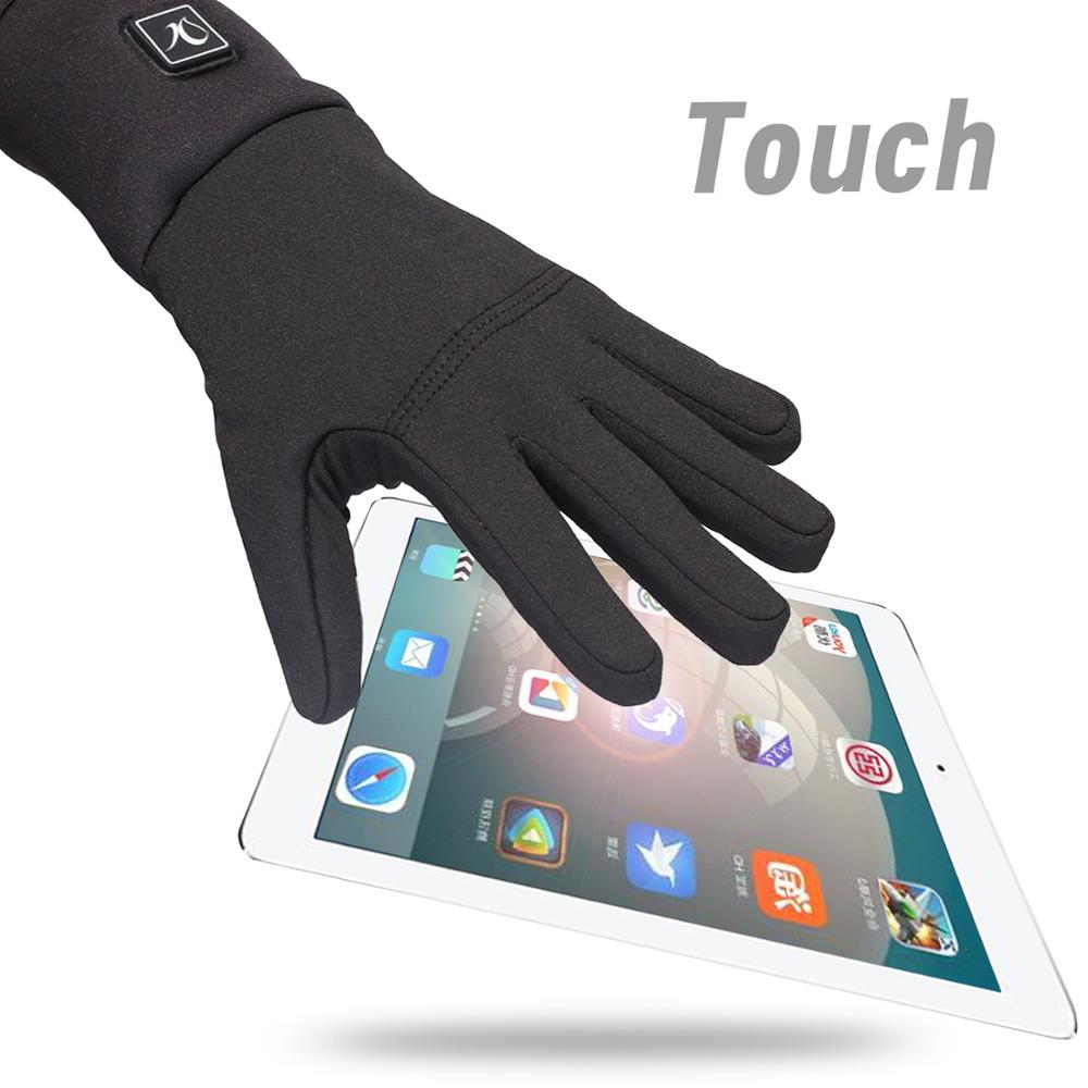 Day Wolf Heated Gloves Mitten's Women's Winter Ski Motorcycle Gloves For Men Outdoor Cycle Hunting Rechargeable Thermal