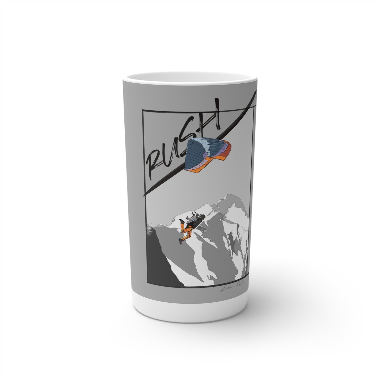 "Rush" Speed Flying - Conical Coffee Mugs (3oz, 8oz, 12oz)