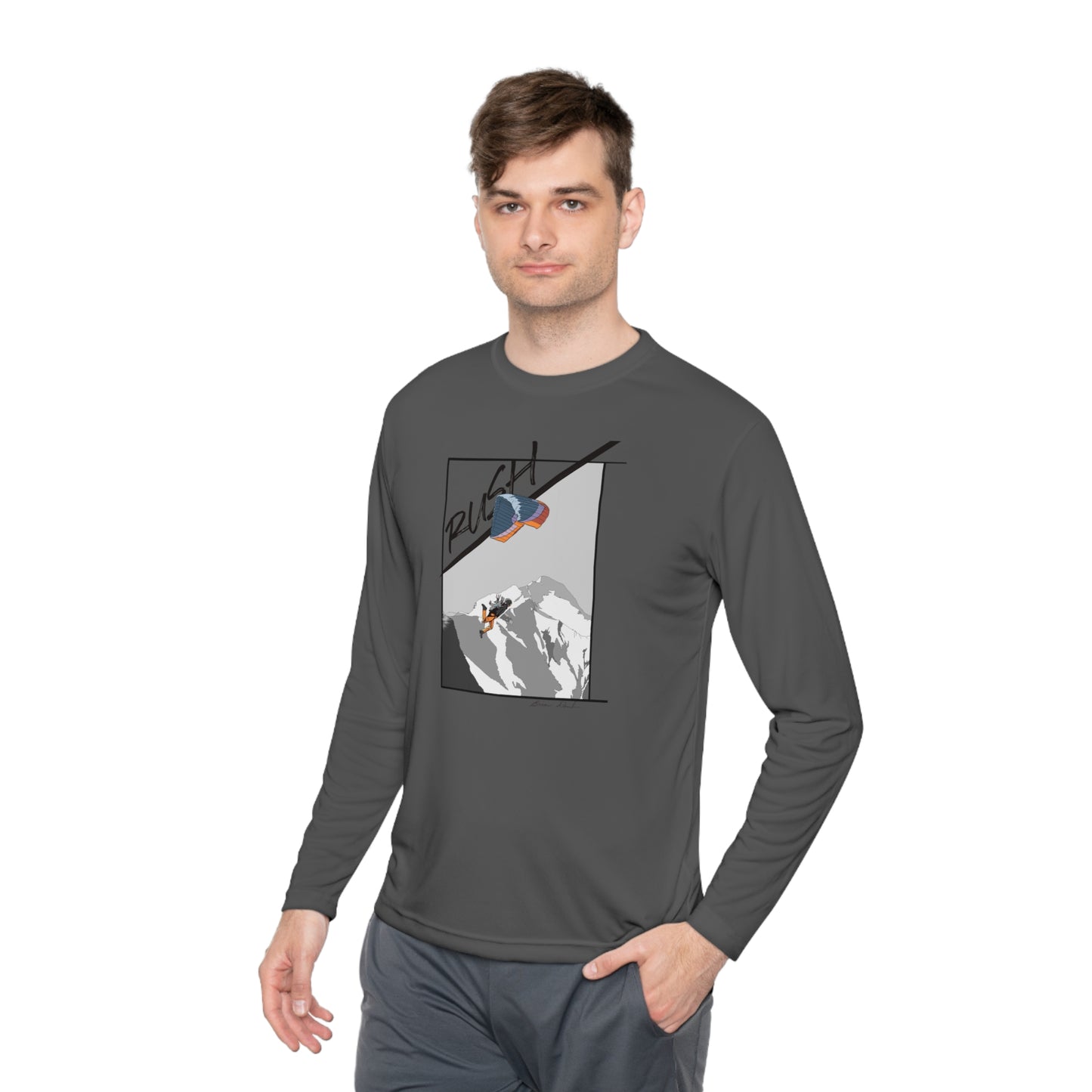 RUSH Mini Wing Unisex Lightweight Long Sleeve Tee