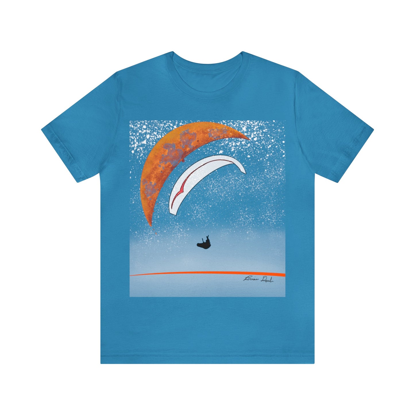 Celestial Paragliding - Unisex Jersey Short Sleeve Tee