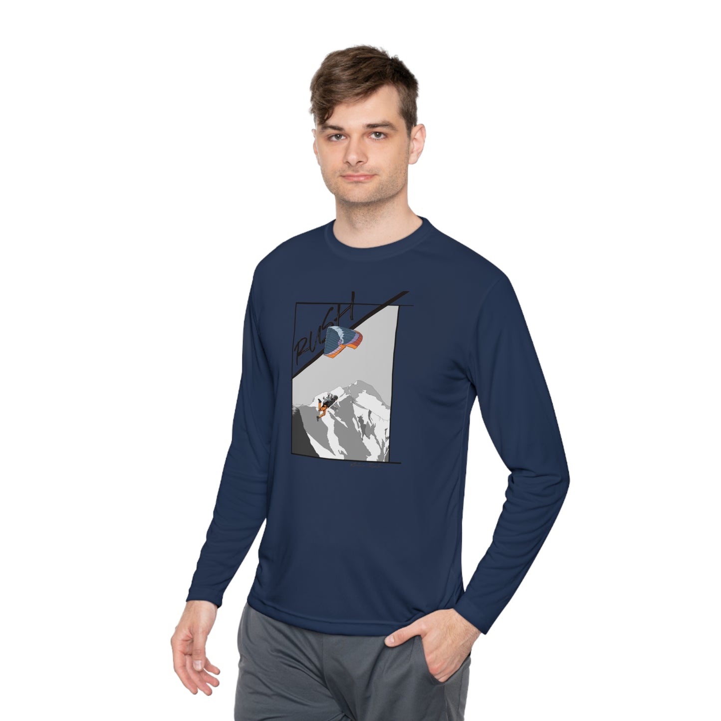 RUSH Mini Wing Unisex Lightweight Long Sleeve Tee