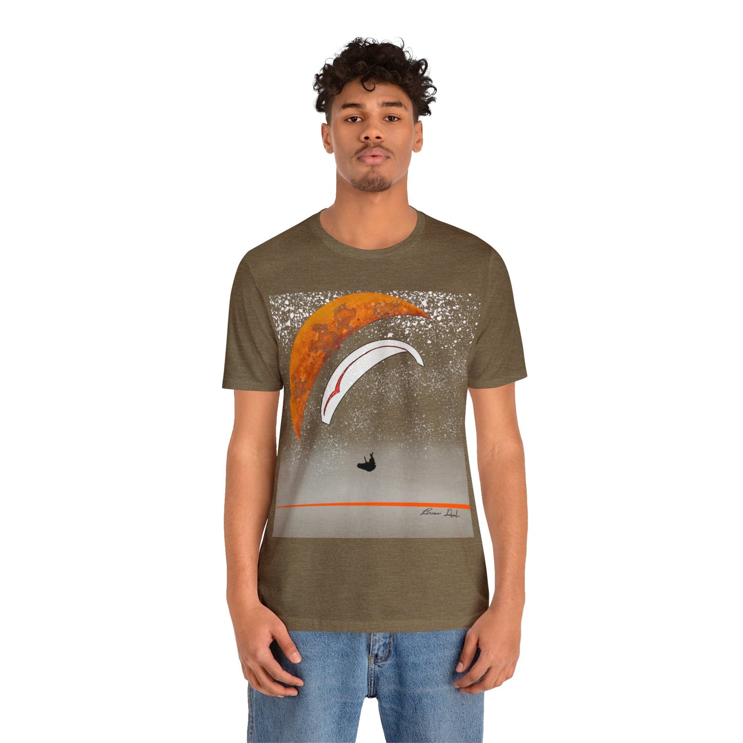 Celestial Paragliding - Unisex Jersey Short Sleeve Tee