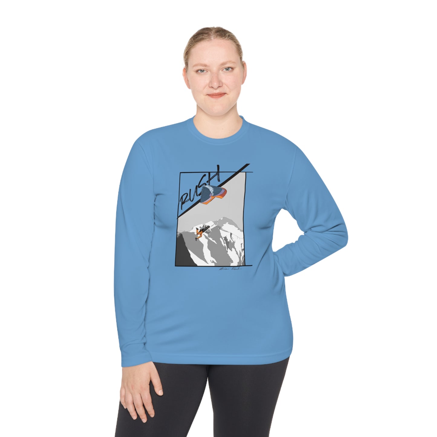 RUSH Mini Wing Unisex Lightweight Long Sleeve Tee