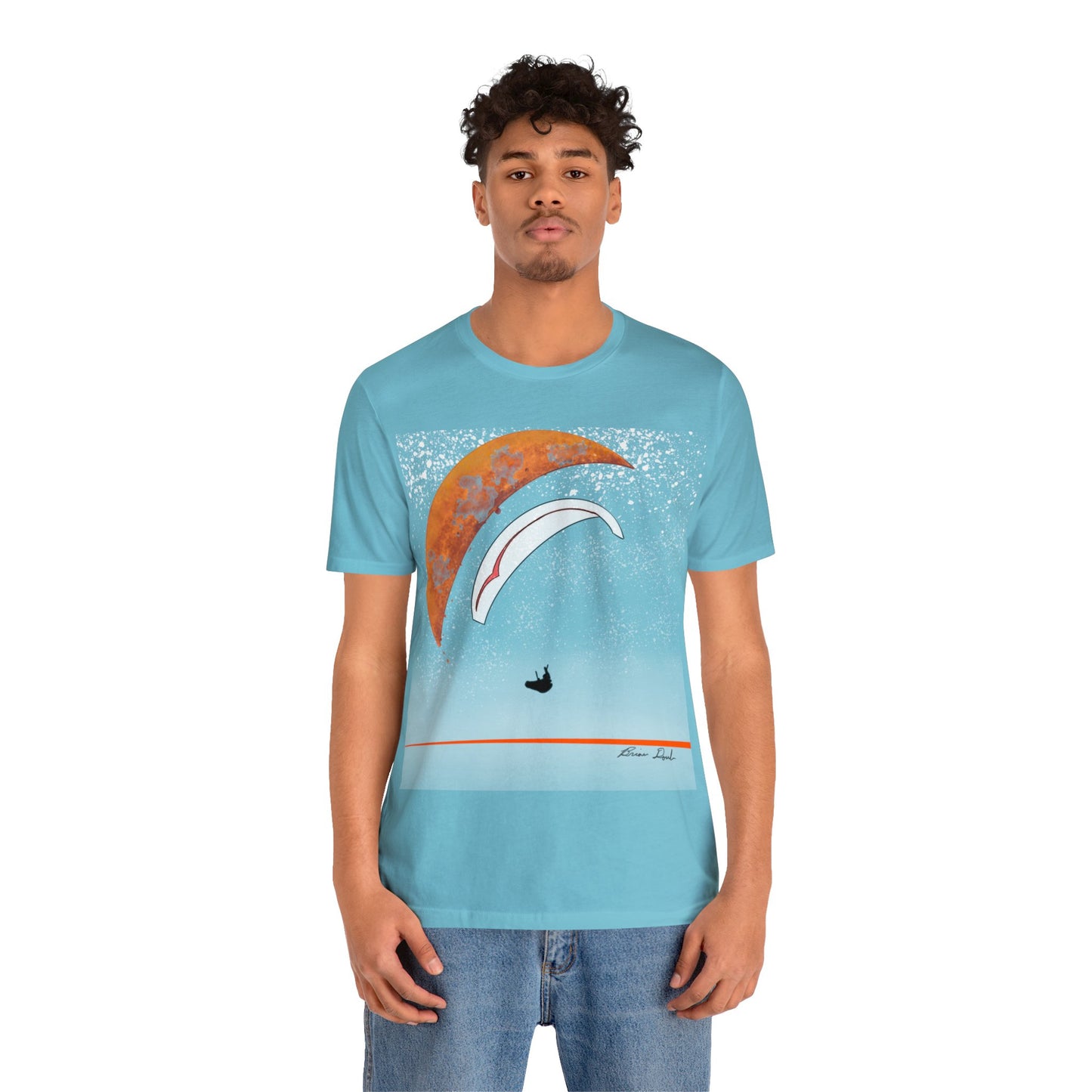 Celestial Paragliding - Unisex Jersey Short Sleeve Tee