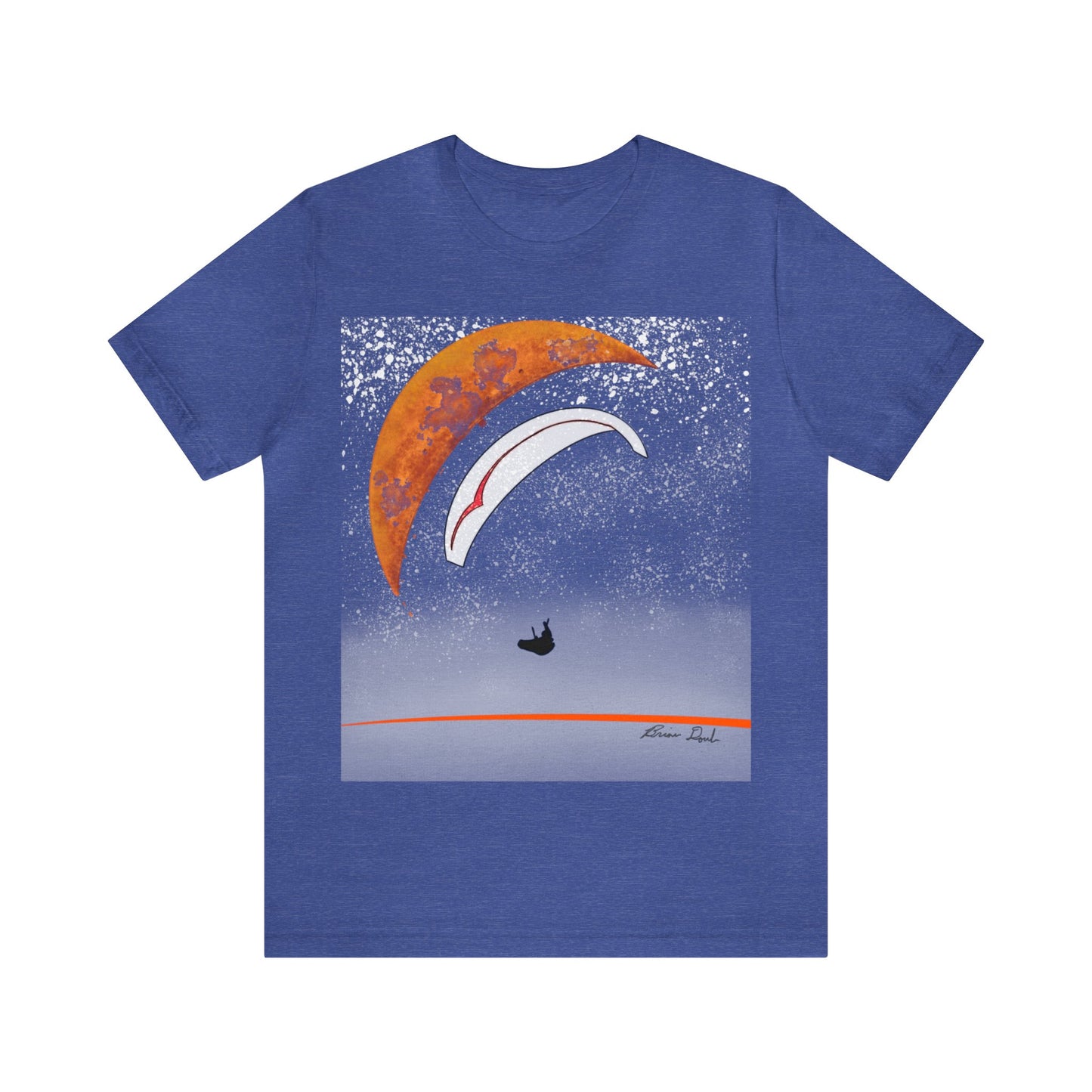 Celestial Paragliding - Unisex Jersey Short Sleeve Tee